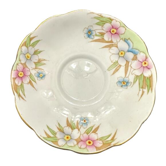 Antique 1920s - 1930s Royal Albert Crown Bone China Tea Saucer Replacement - Picture 1 of 5